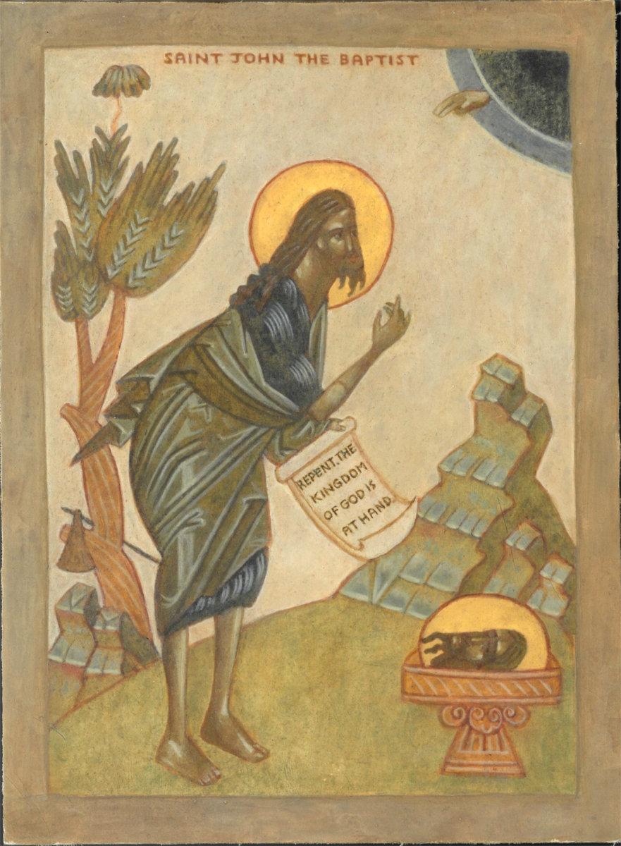 Religious icon: The Beheading of Saint John the Baptist